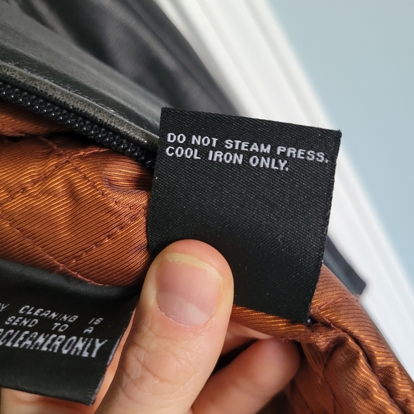 Wilsons Leather PELLE STUDIO Womens M Black Thinsulate Jacket Faux Fur Collar - Picture 9 of 10